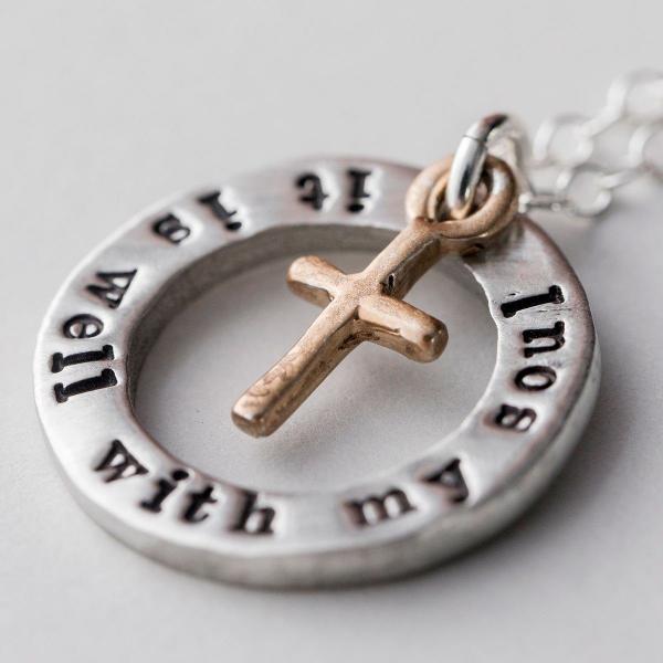 It Is Well With My Soul Necklace | The Vintage Pearl