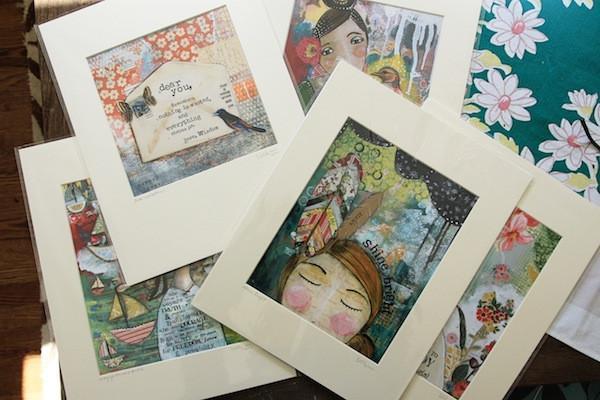 Kelly Rae Roberts Sunshine in Her Soul Matted Print | Artist Signed