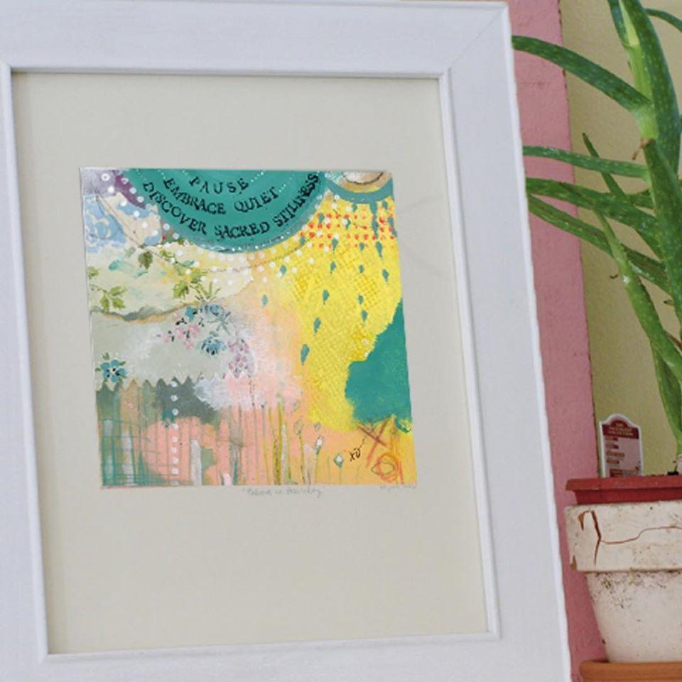 Kelly Rae Roberts Sacred Stillness Matted Print | Artist Signed