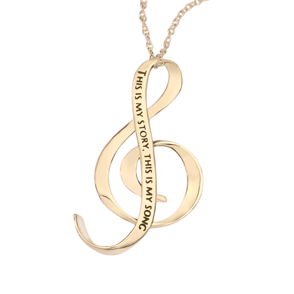 14k Gold Blessed Assurance Necklace